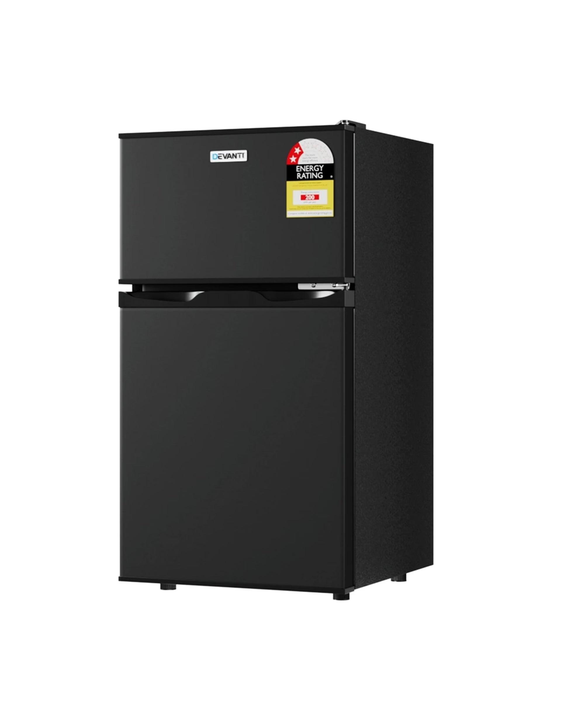 Devanti 85L Bar Fridge Mini Freezer Refrigerator - Black