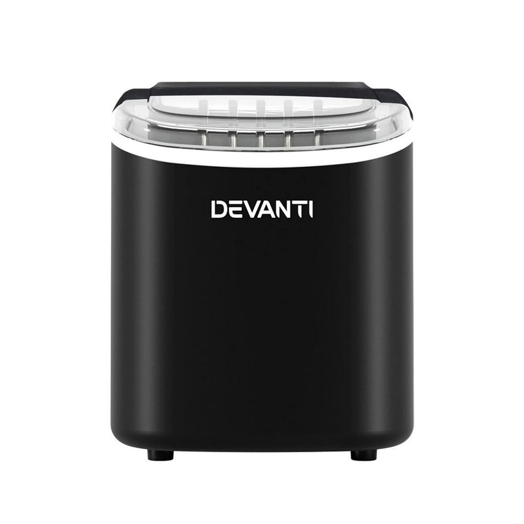 Devanti 12kg Ice Maker Machine w/Self Cleaning - Black