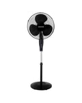 Heller 40cm Adjustable Home/office Pedestal Fan With Remote 50w - Black