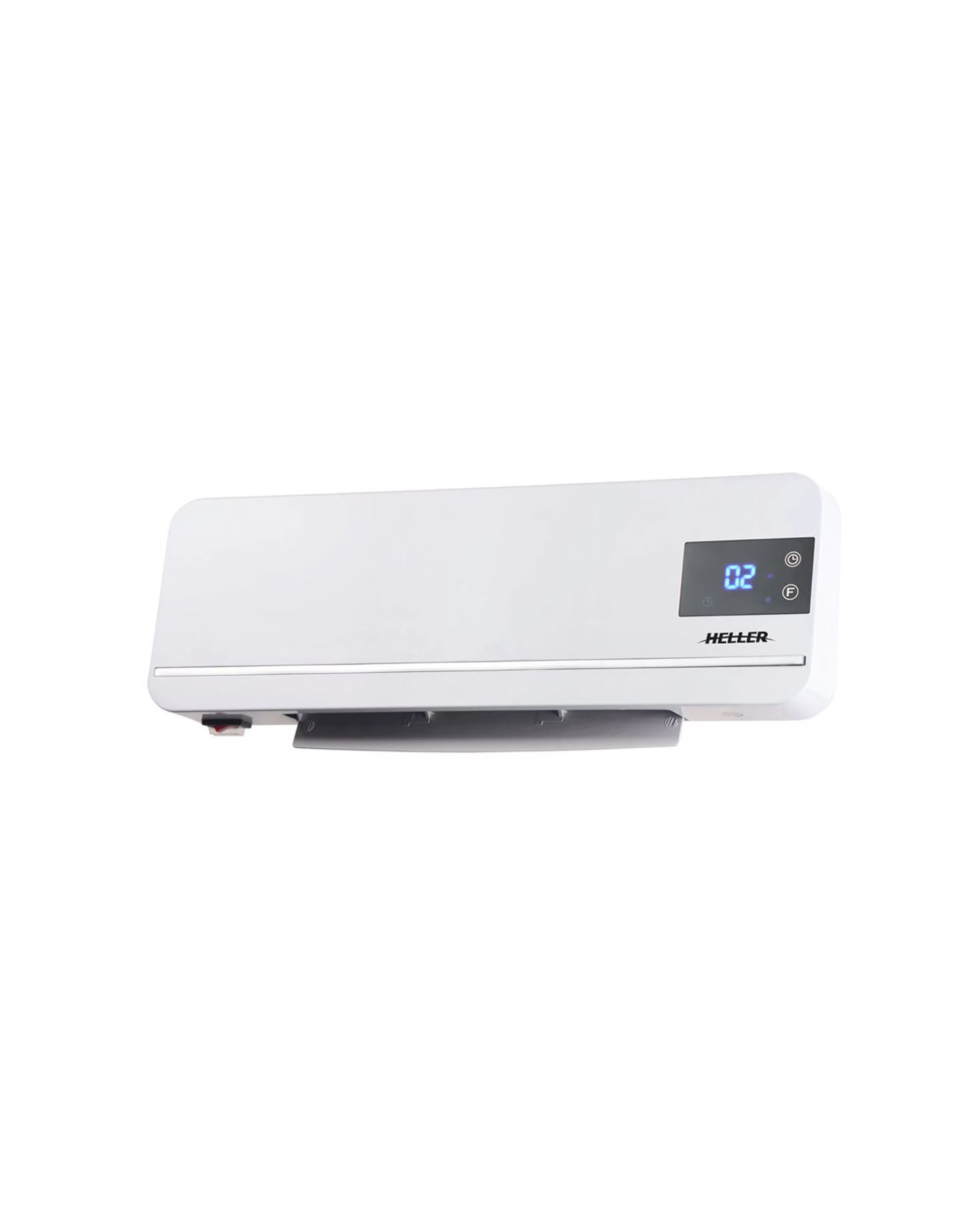 Heller 2000w Ceramic Wall Warm/hot Heater/heating W/cool Fan/led Display/remote - White