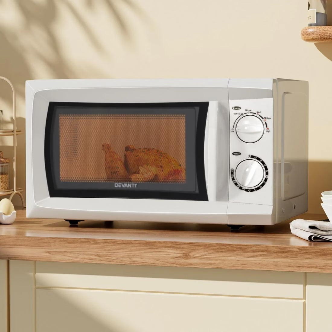Devanti 20L Microwave Oven 700W - White
