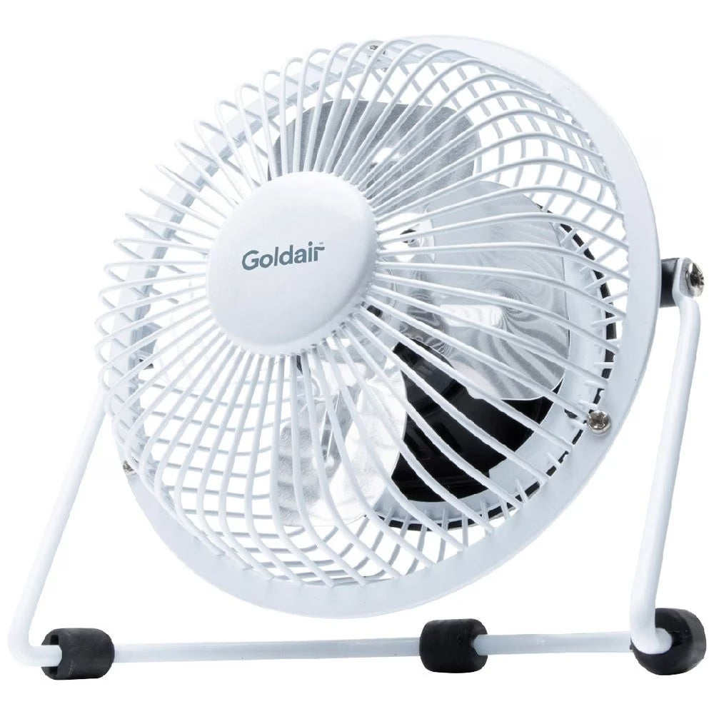 Goldair USB Mini Fan 10cm White