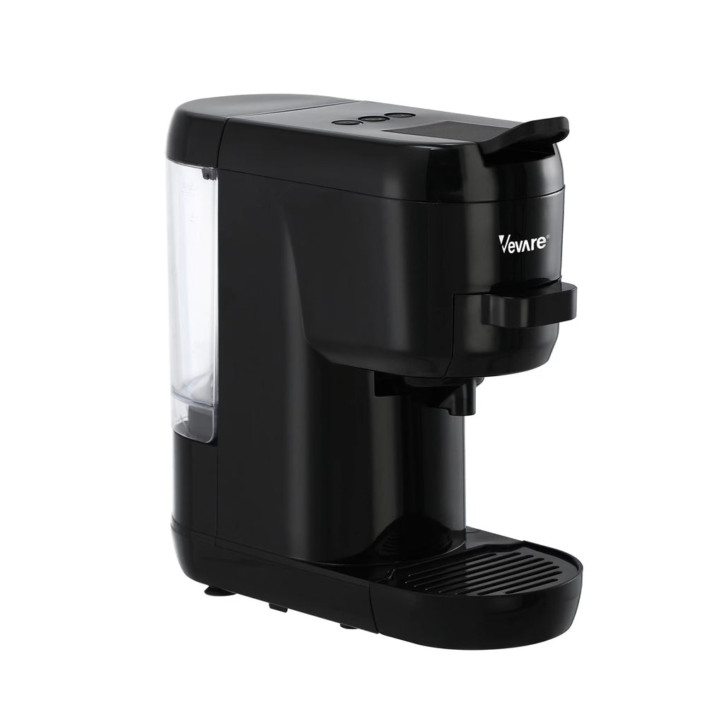 Vevare Capsule Coffee Machine 19 Bar 3in1 Nespresso Dolce-Gusto Maker - Black