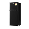 Devanti 122L Two Door Bar Fridge Mini Fridge with Freezer - Black