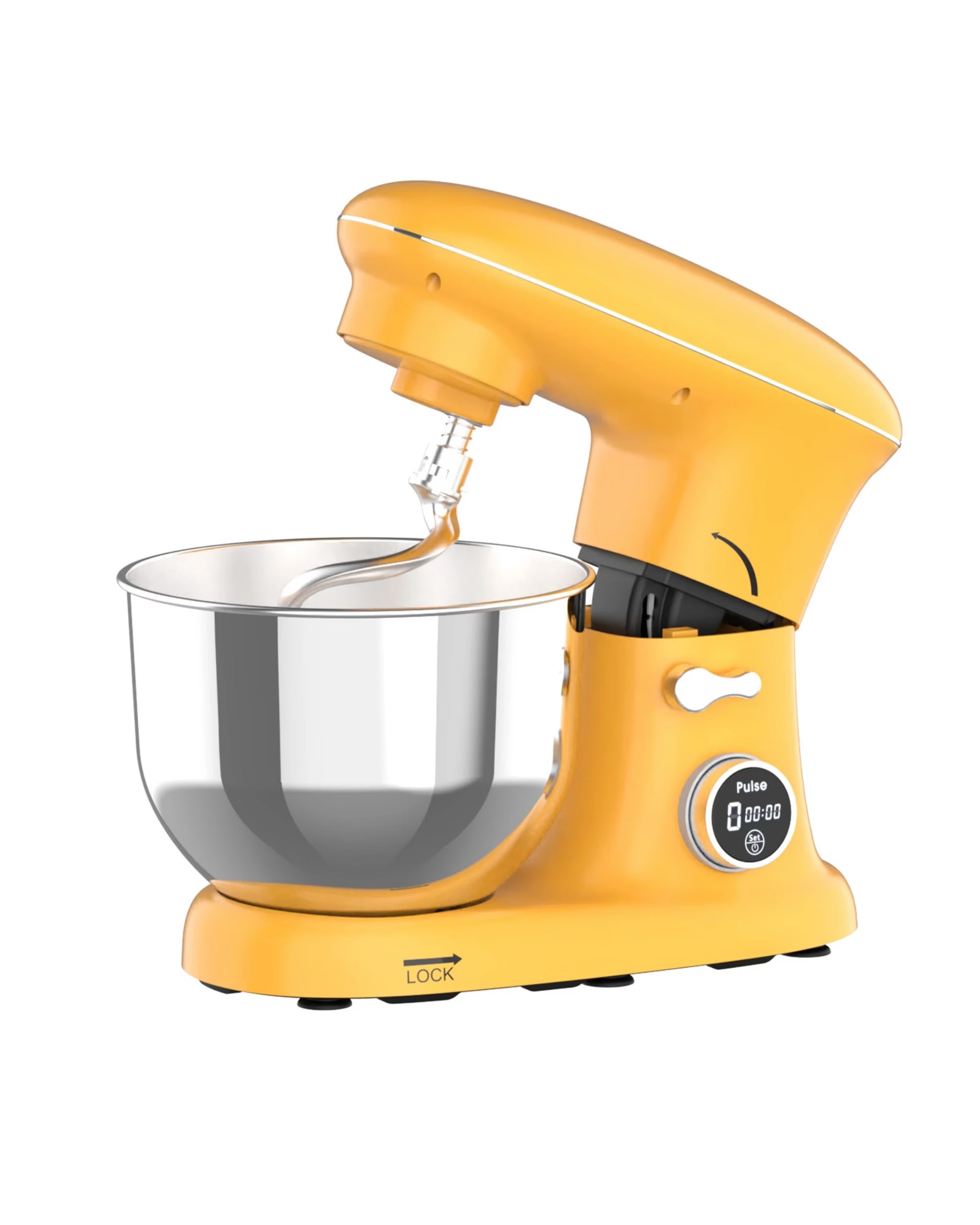 Advwin Stand Mixer, 6L LED Orange 1400W