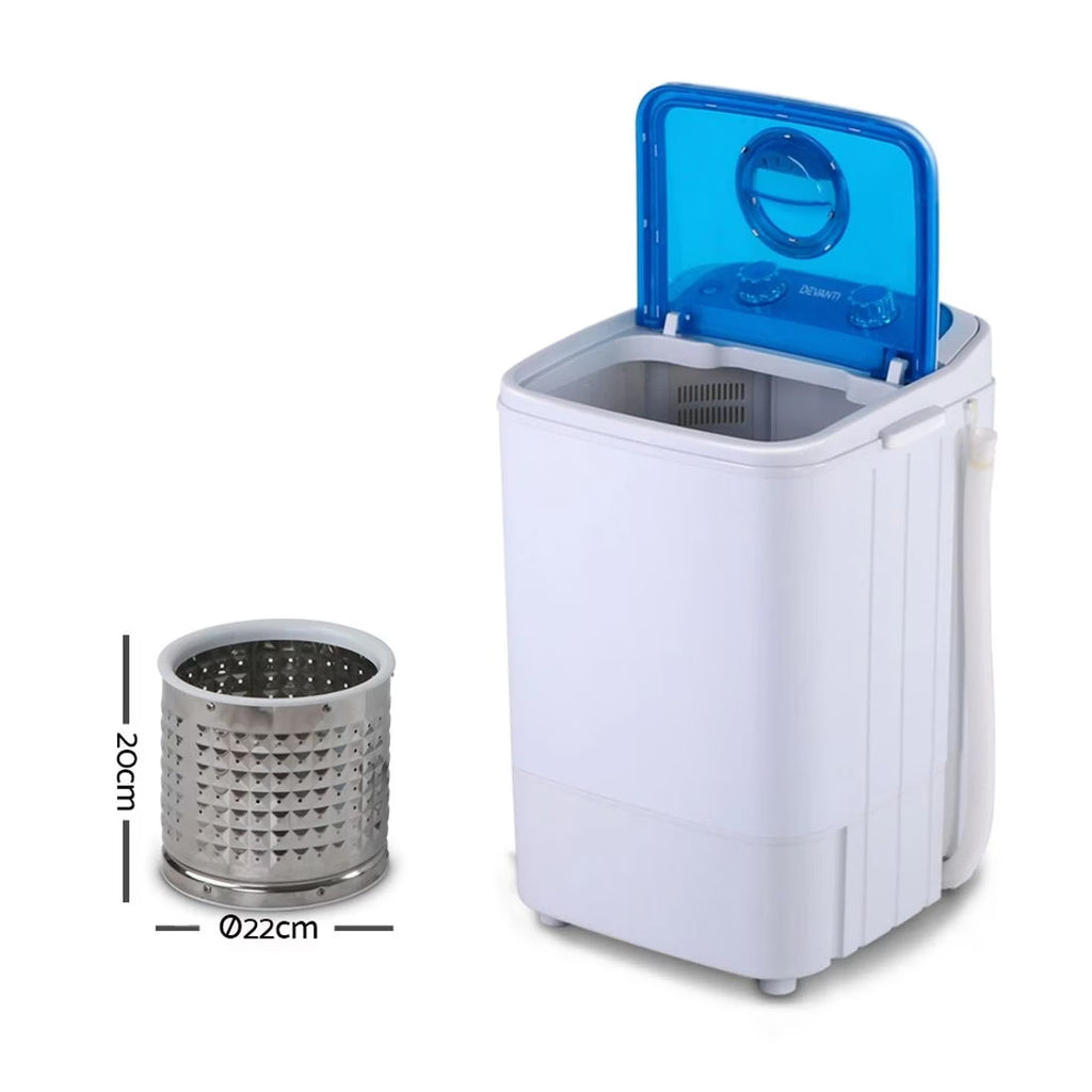 Devanti Portable Washing Machine 4.6KG - Blue