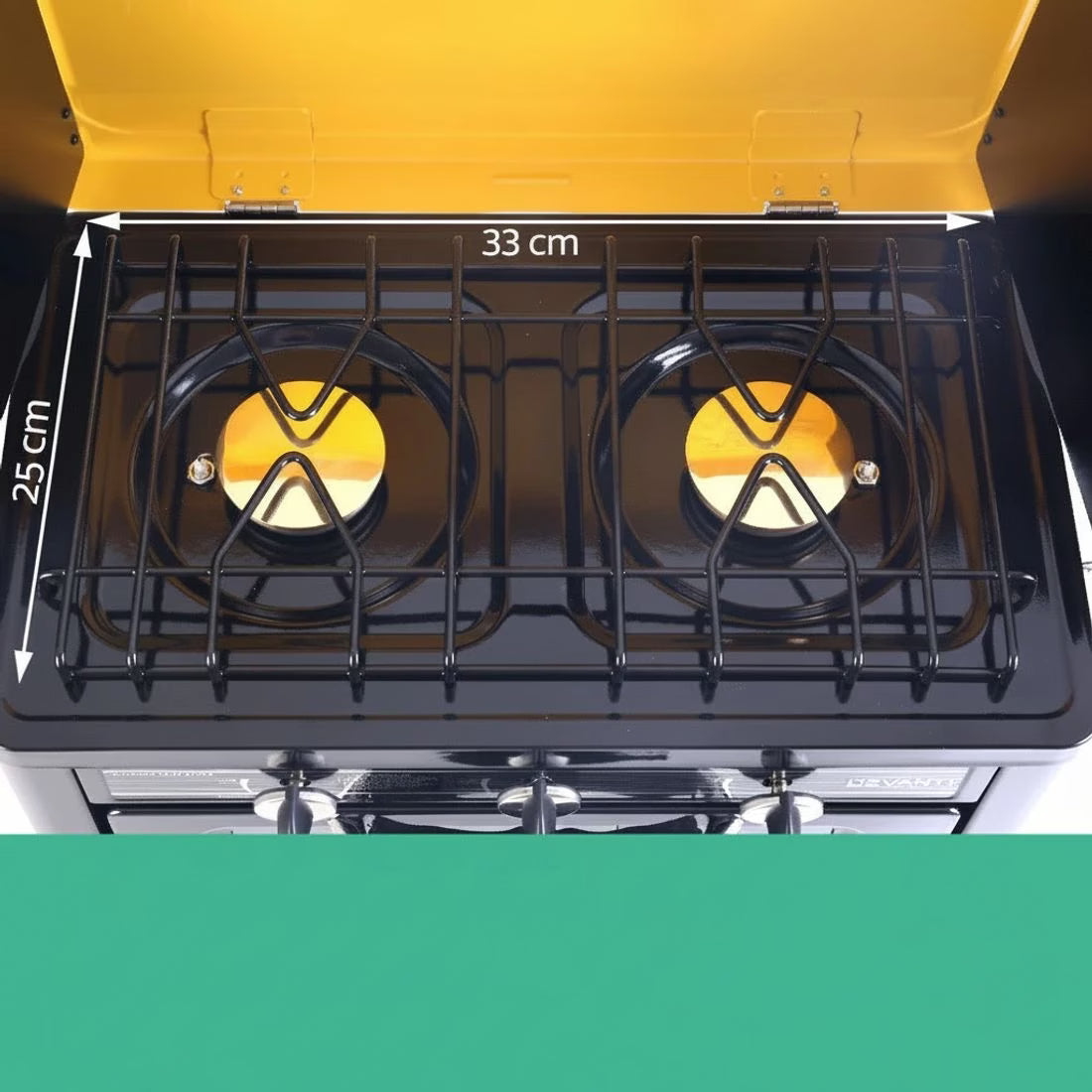 Devanti Portable Gas Oven LPG - Silver