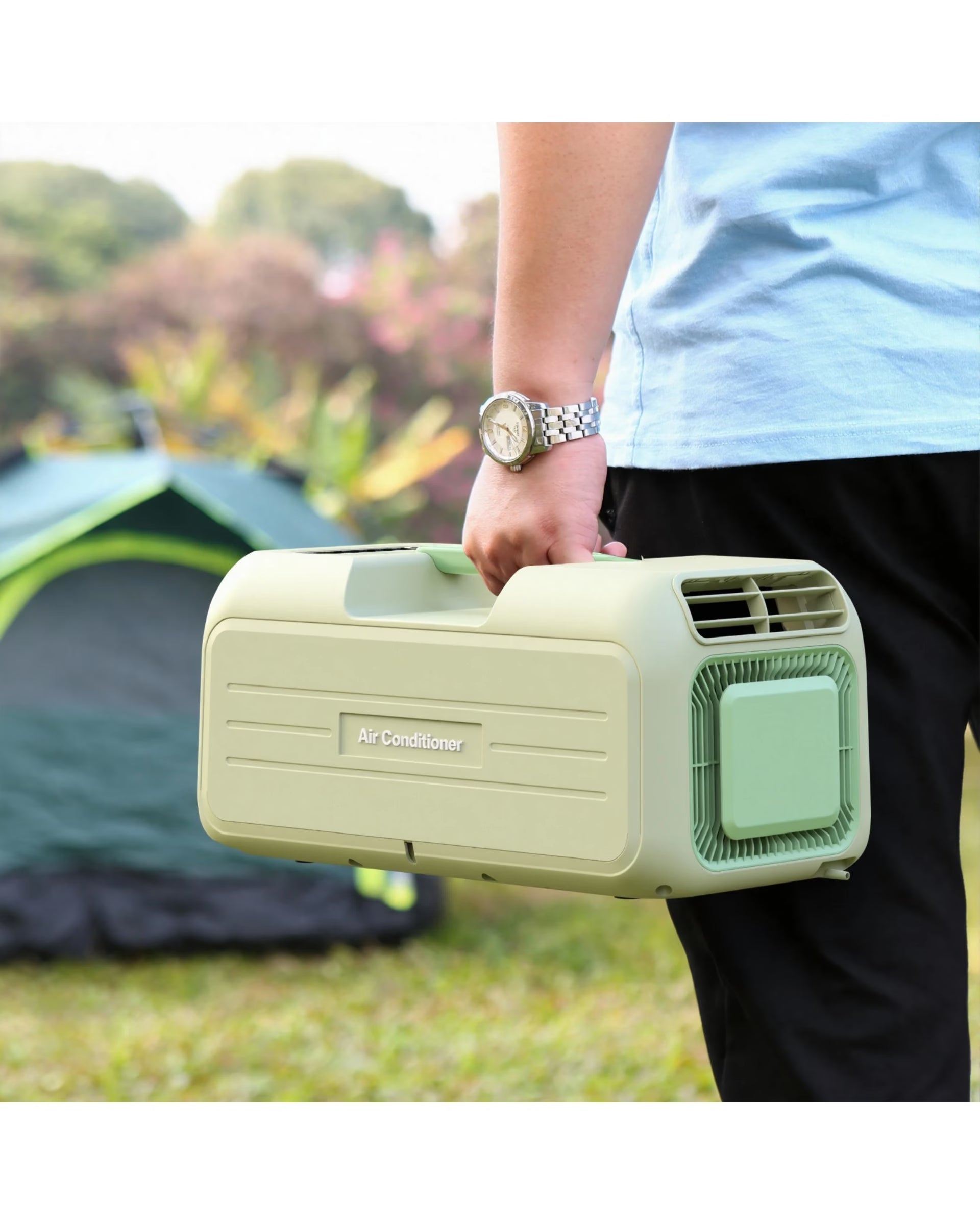 ADVWIN Portable Air Conditioner 1400W/4800BTU Green