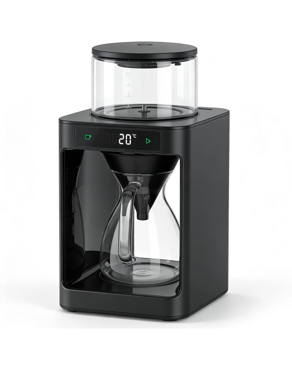 Advwin 8 Cup Drip Coffee Maker - Black