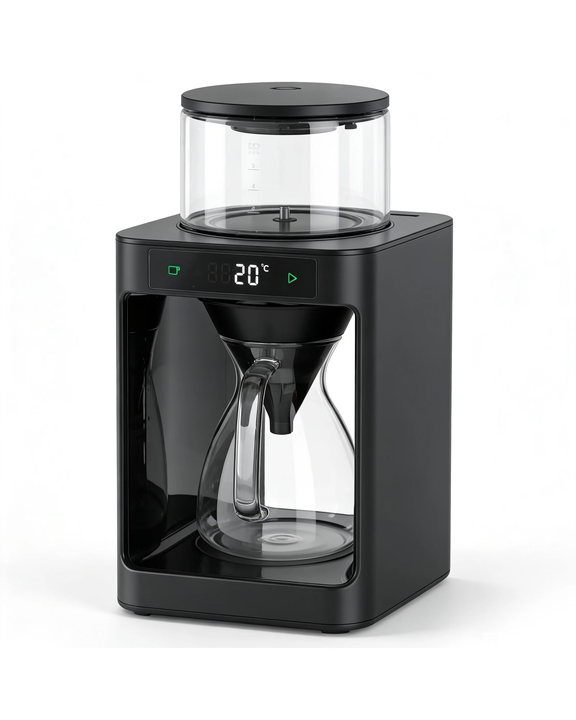 Advwin 8 Cup Drip Coffee Maker - Black