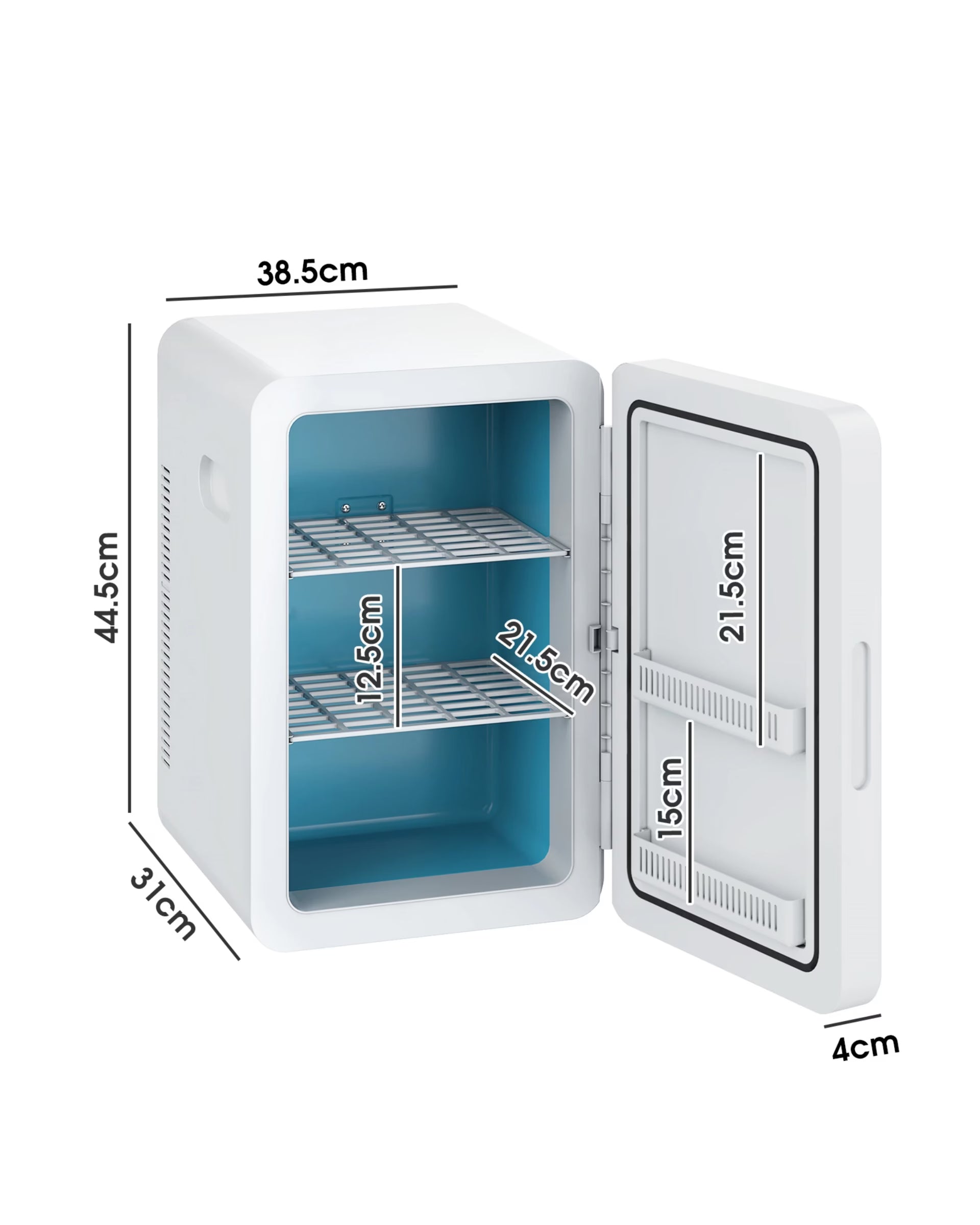 Advwin 22L Mini Fridge - White