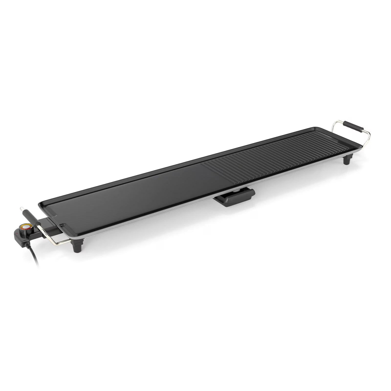 Costway 100cm BBQ Grill Extra Large Electric Griddle w/Insulated Handles - Black