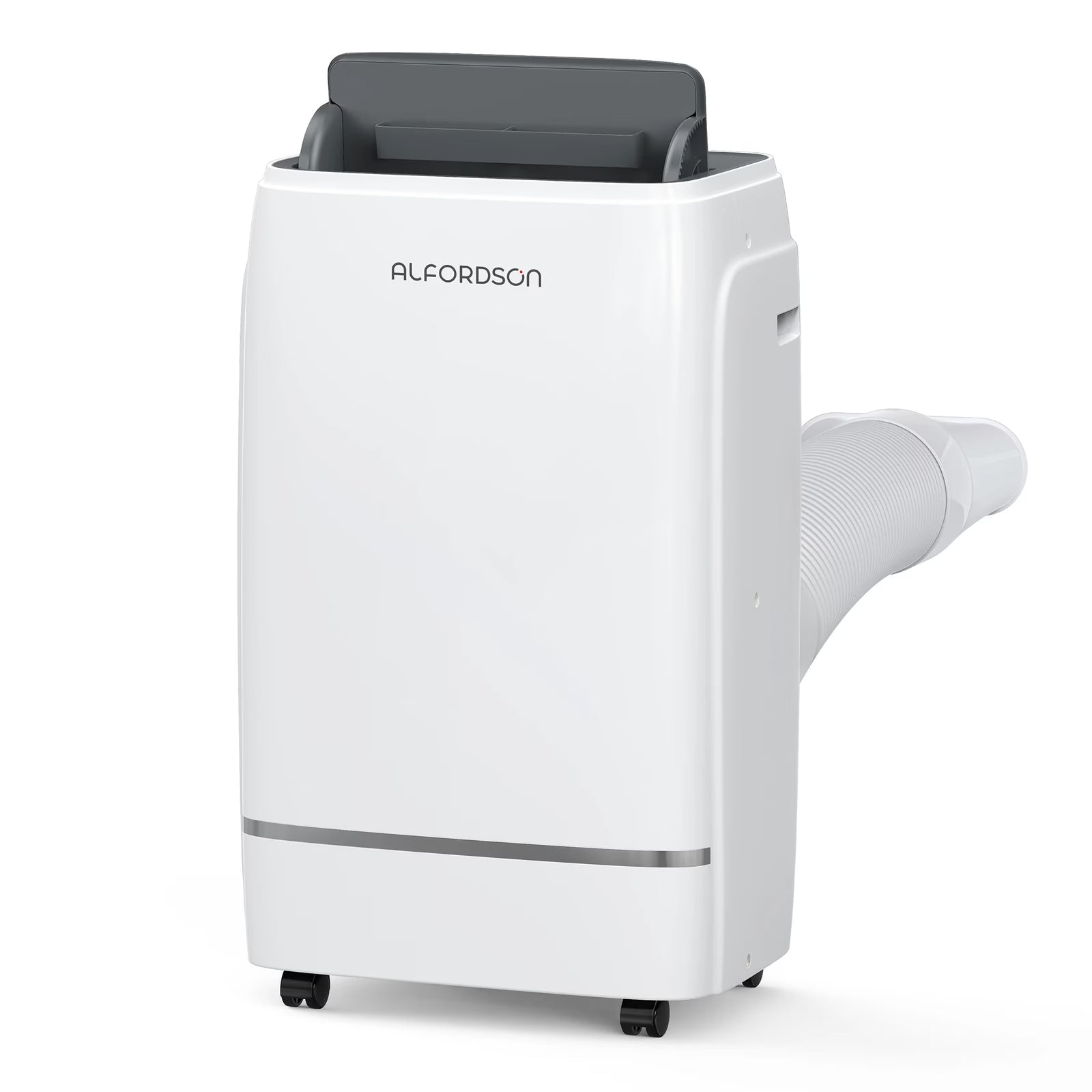 Alfordson Portable Air Conditioner 12000BTU Dehumidifier Fan WiFi Remote - White