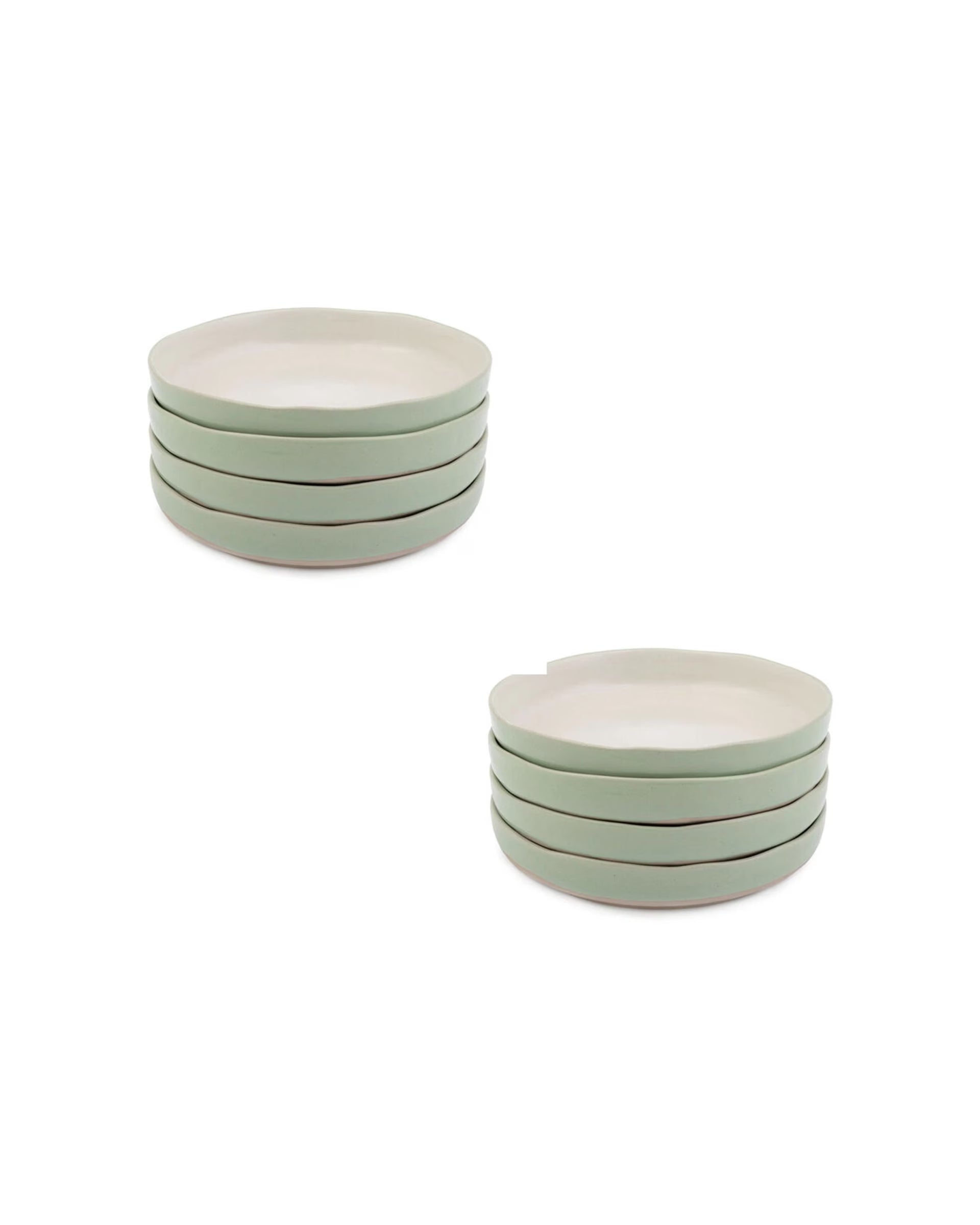 Jamie Oliver 2x 4pc Stoneware Big Love Dishy Bowl Set 22cm Durable Stone - Multi