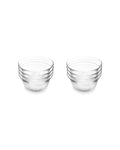 Jamie Oliver 8pc Big Love Dreamy Fluted-Glass Dessert Dishes 14cm Glass Bowl - Clear