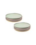 Jamie Oliver 8pc Big Love Little Stonewear Serving Plates Set 19cm - Multi