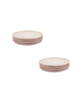 Jamie Oliver 8pc Big Love Little Stonewear Serving Plates Set 27cm - Pink
