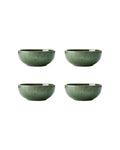 Mikasa 4pc Jardin Stoneware Cereal Bowl Set 15cm - Green