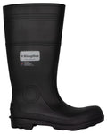 KingGee Mens Hydroguard Safety Black Gumboot Shoes