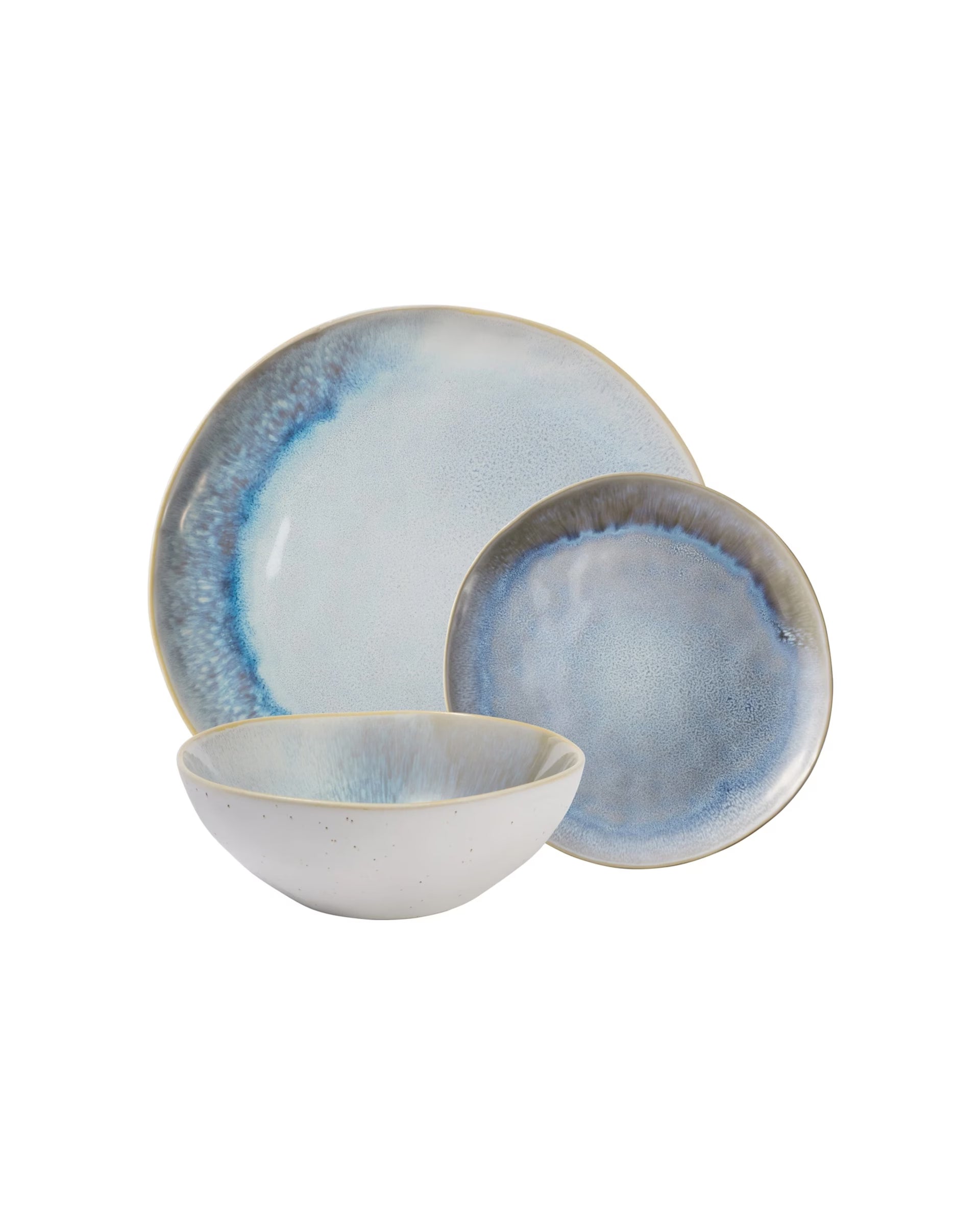 Maxwell & Williams 12pc Durable Stoneware Lunara Coupe Dinner Set - Multi