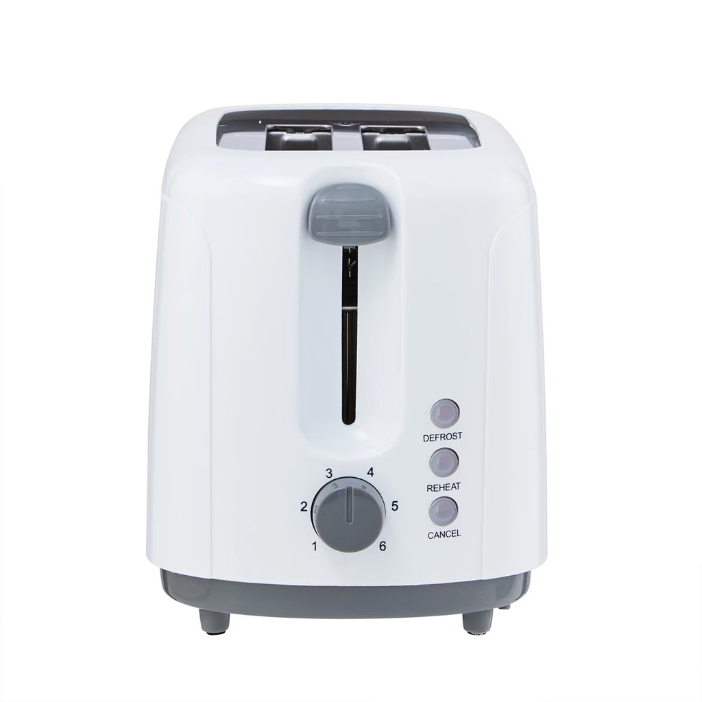 2 Slice Toaster - White