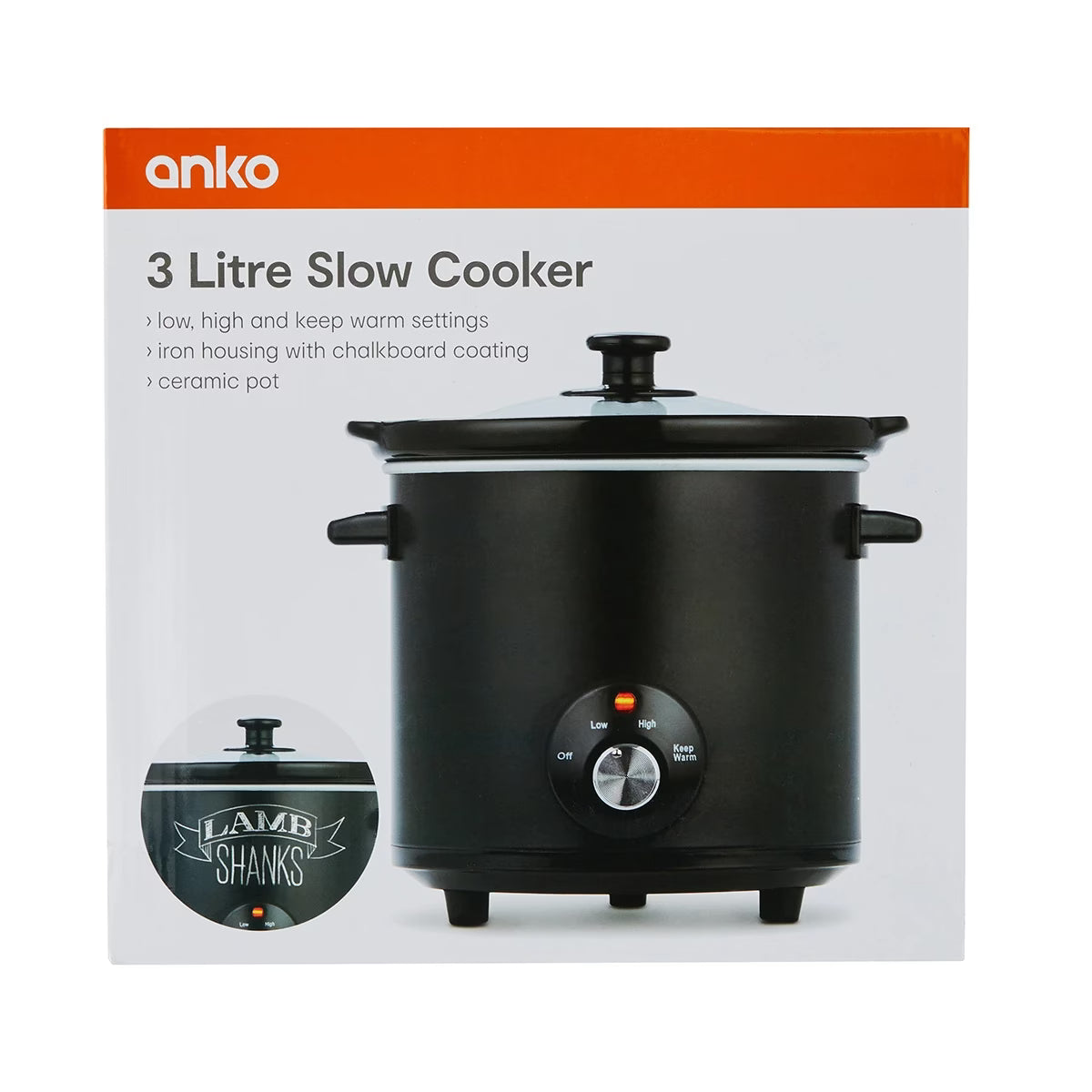 3L Slow Cooker