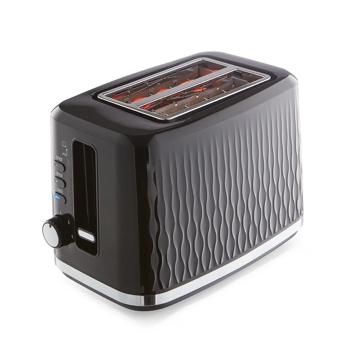 2 Slice Toaster - Black