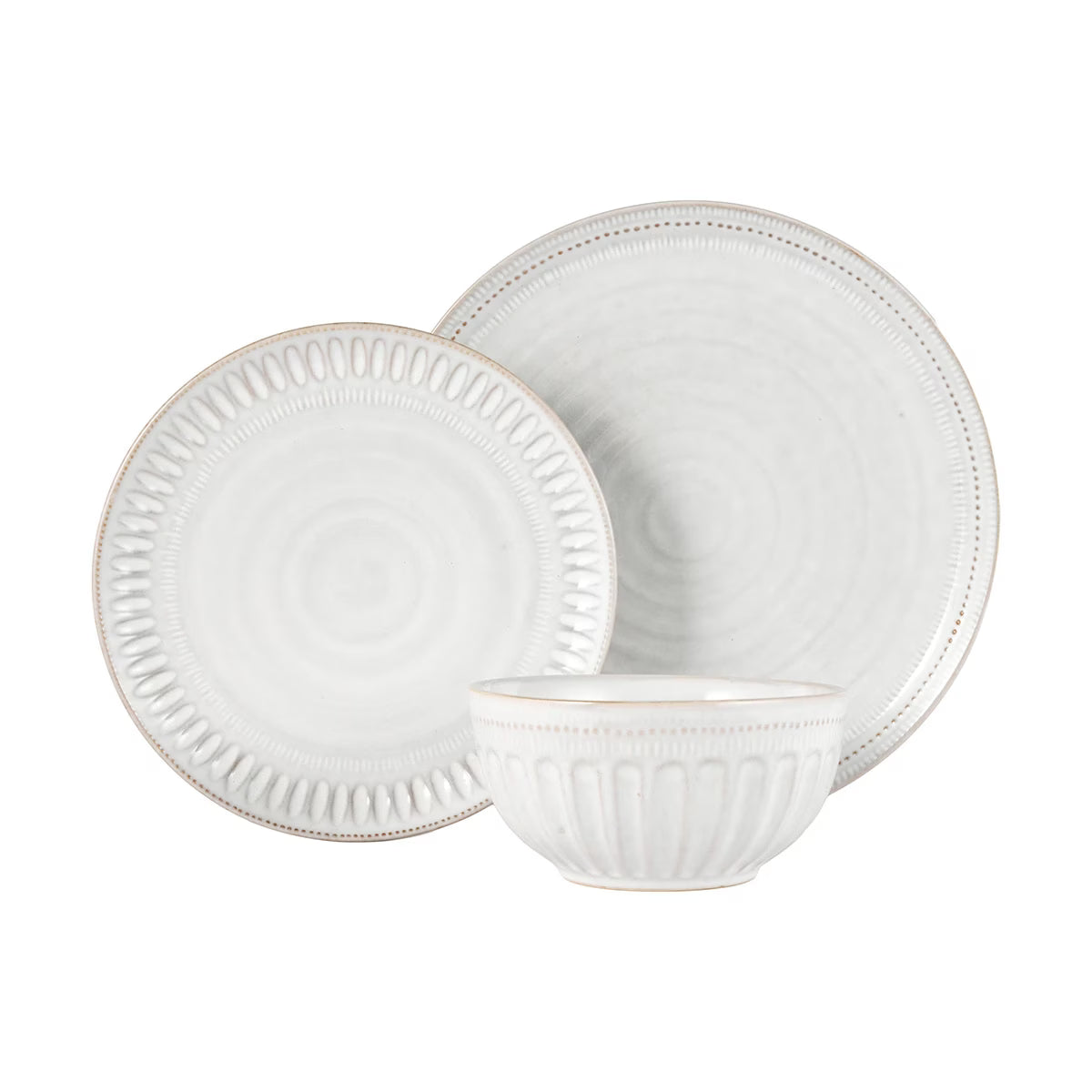 White Maison 12 Piece Dinner Set