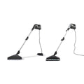 2-in-1 Floor & Hand Steamer - Grey and Black