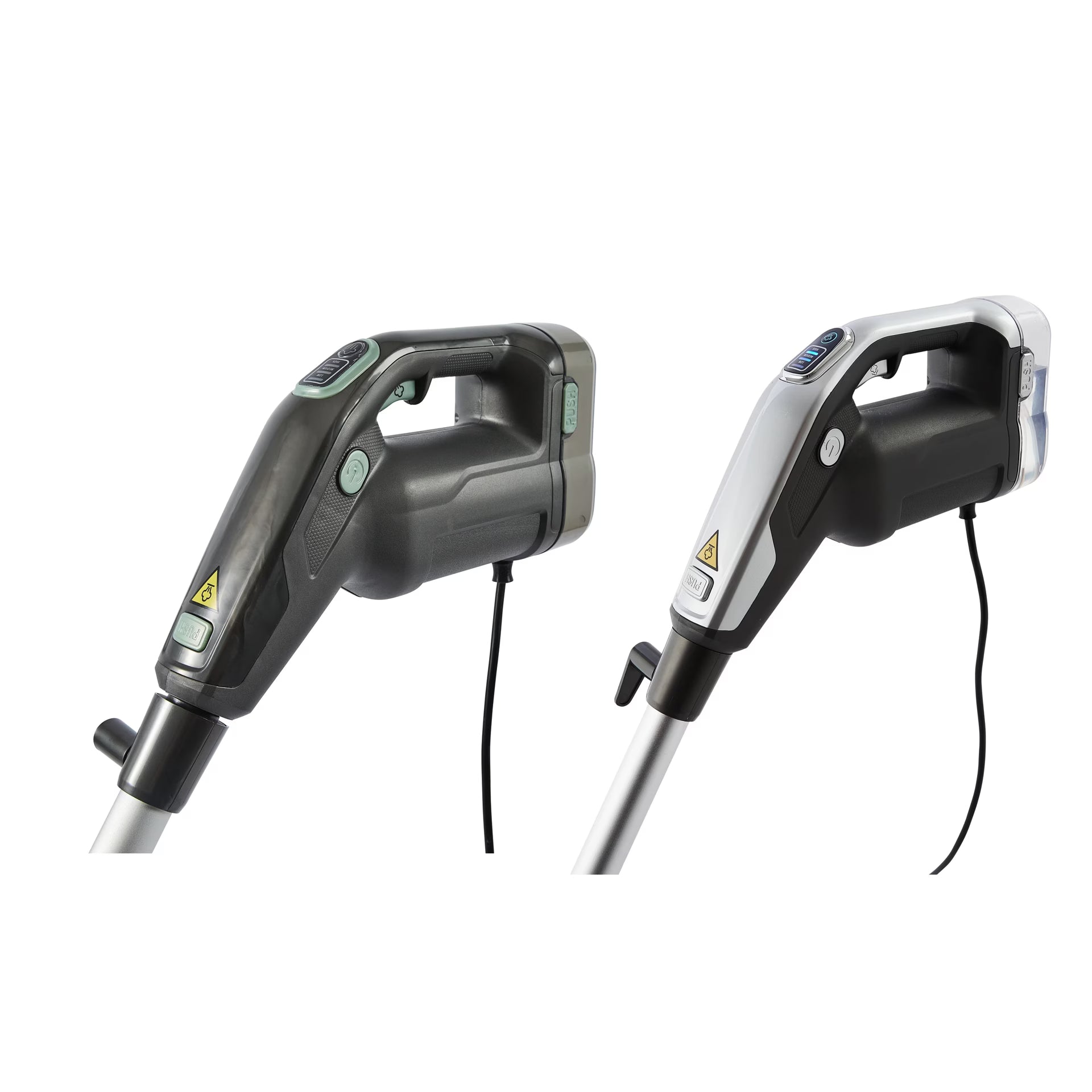 2-in-1 Floor & Hand Steamer - Grey and Black