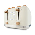 4 Slice Toaster - Off White
