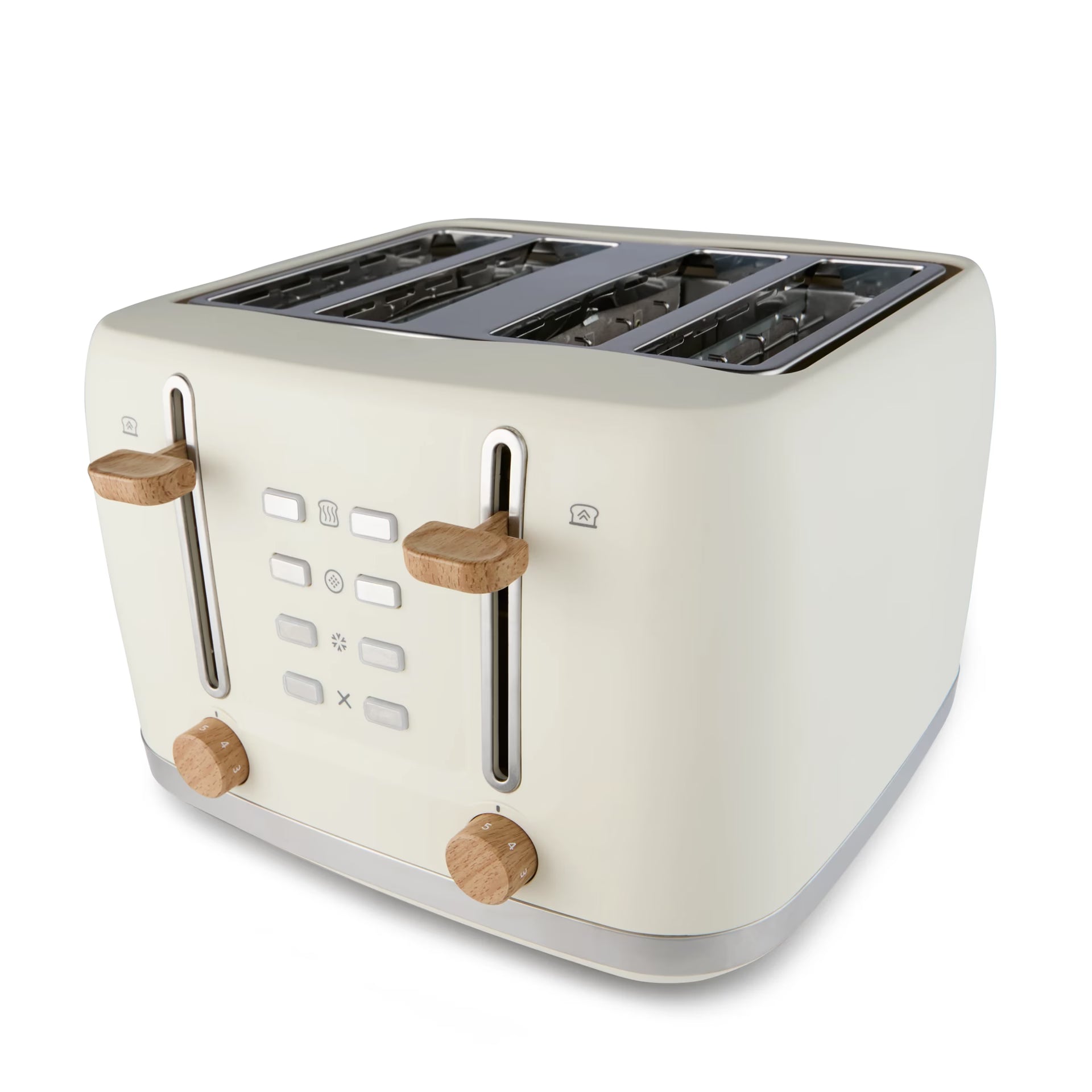 4 Slice Toaster - Off White