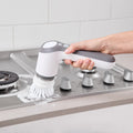 Rechargeable Handheld Scrubber - Grey and White