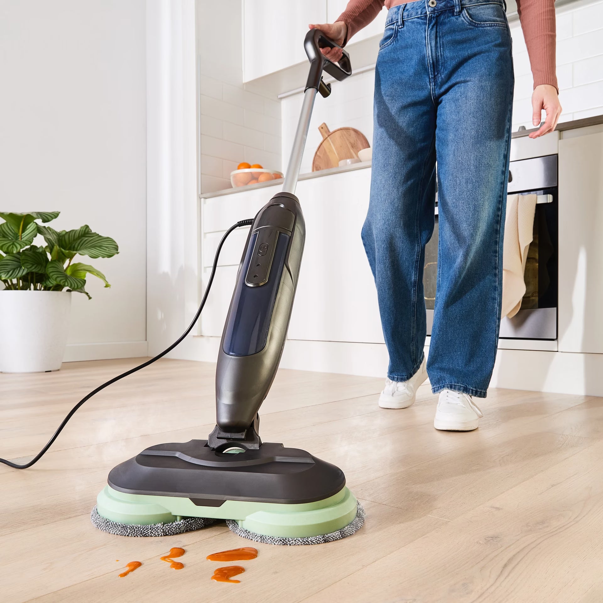 Floor Steamer and Scrubber