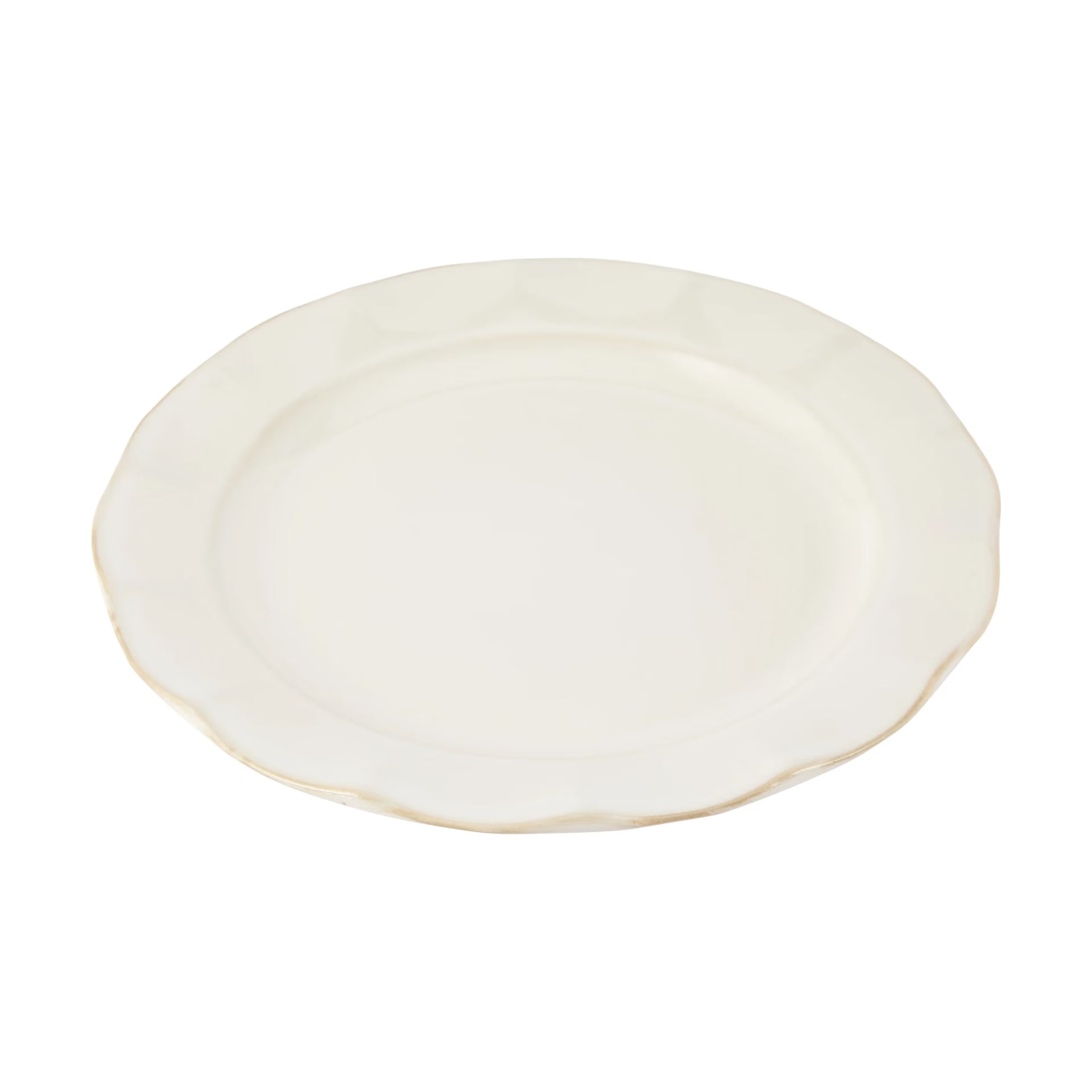 White Petal Dinner Plate