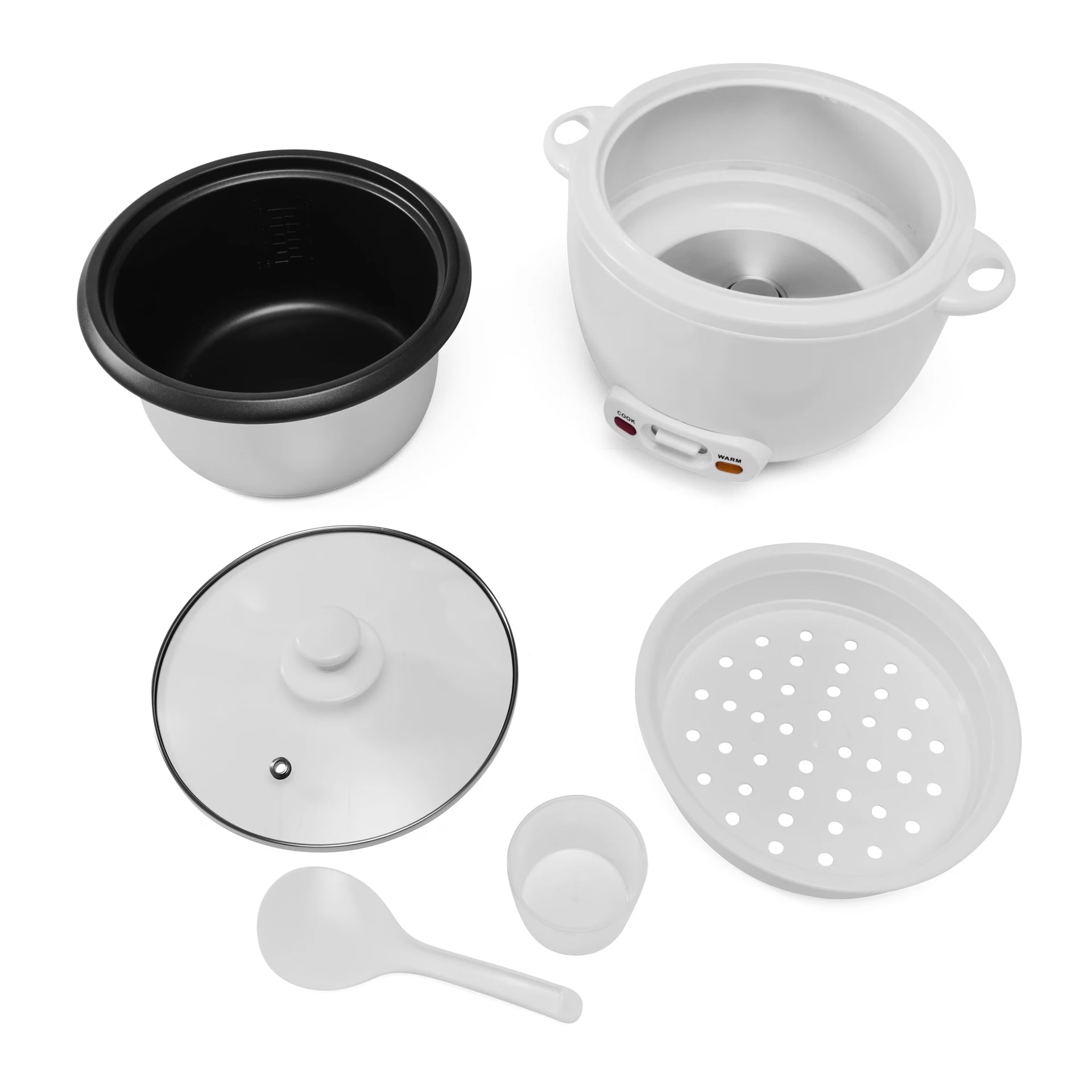 10 Cup Family Rice Cooker - White