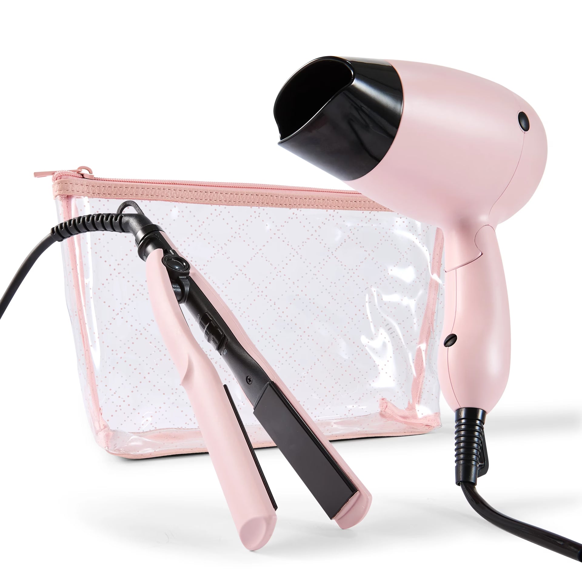 Mini Twin Hair Styler Pack - Nude Pink