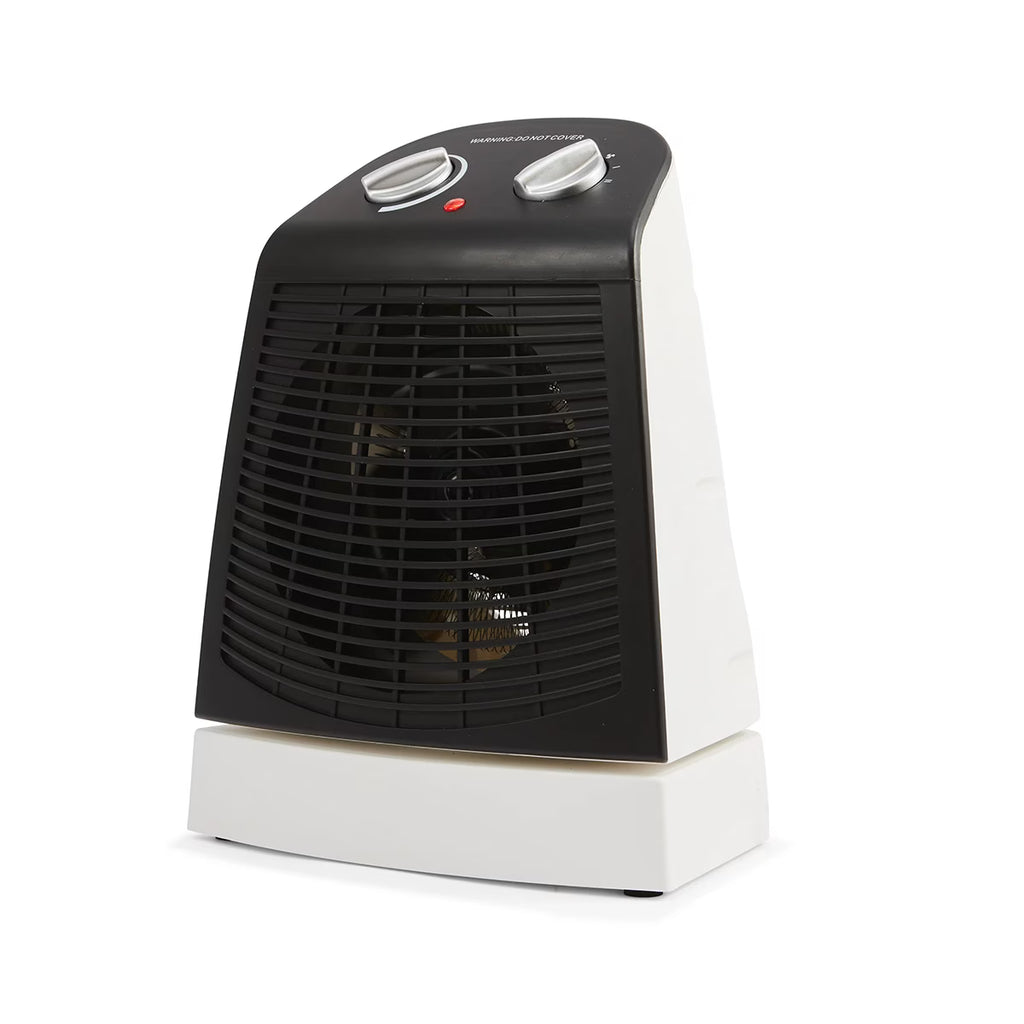 Oscillating Fan Heater - Black