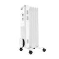 5 Fin Oil Heater - White