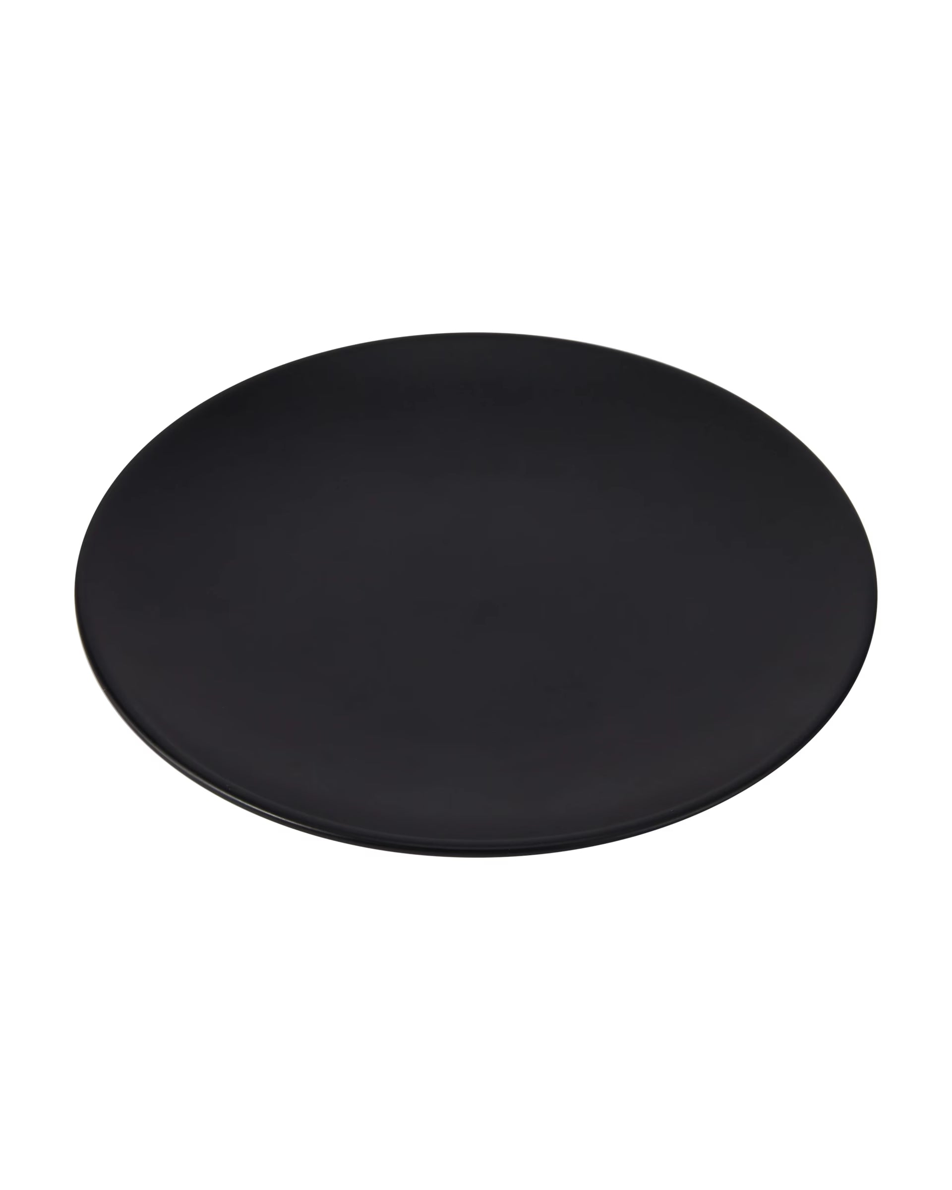 Matte Black Dinner Plate