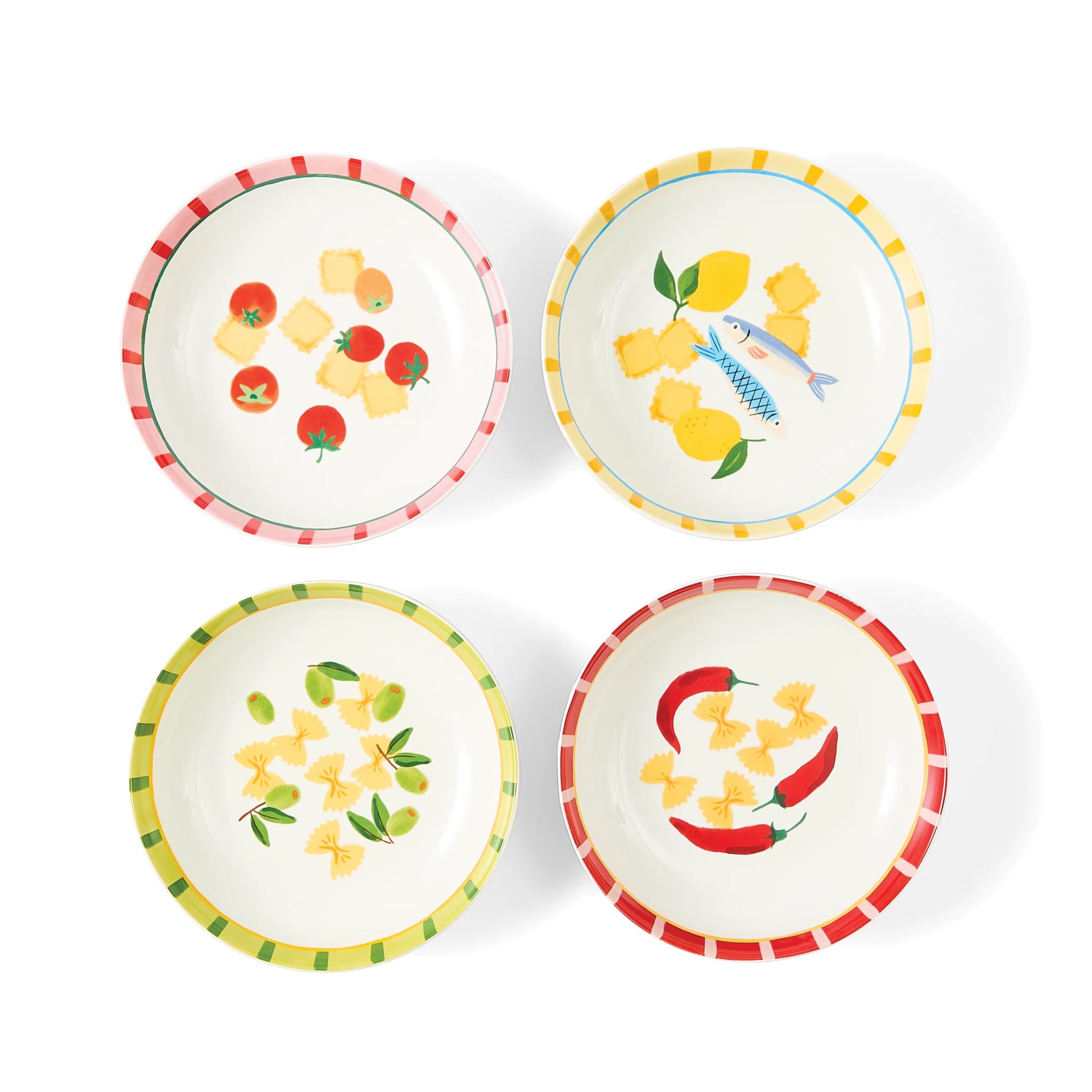4 Pack Mediterranean Bowls
