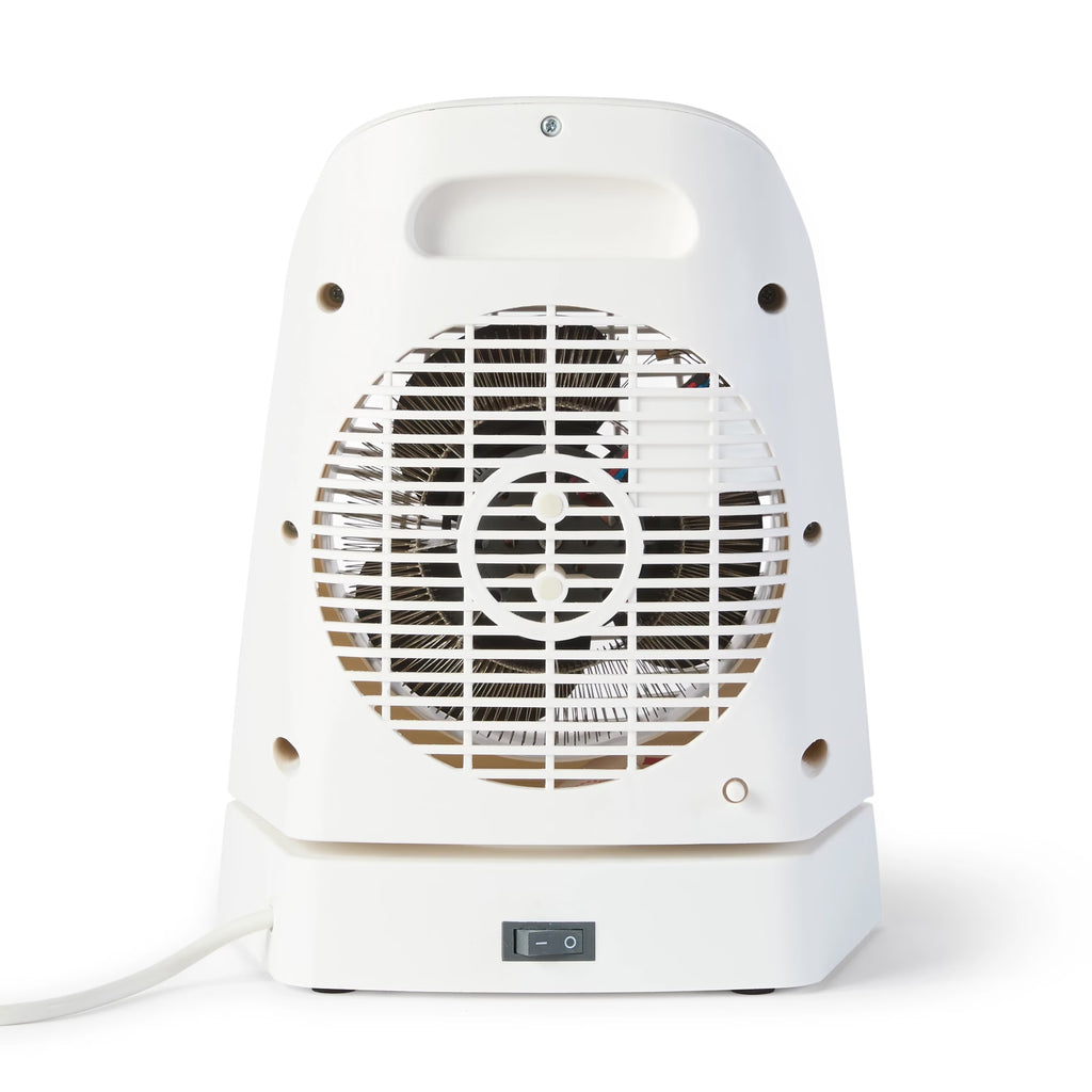 Oscillating Fan Heater - White