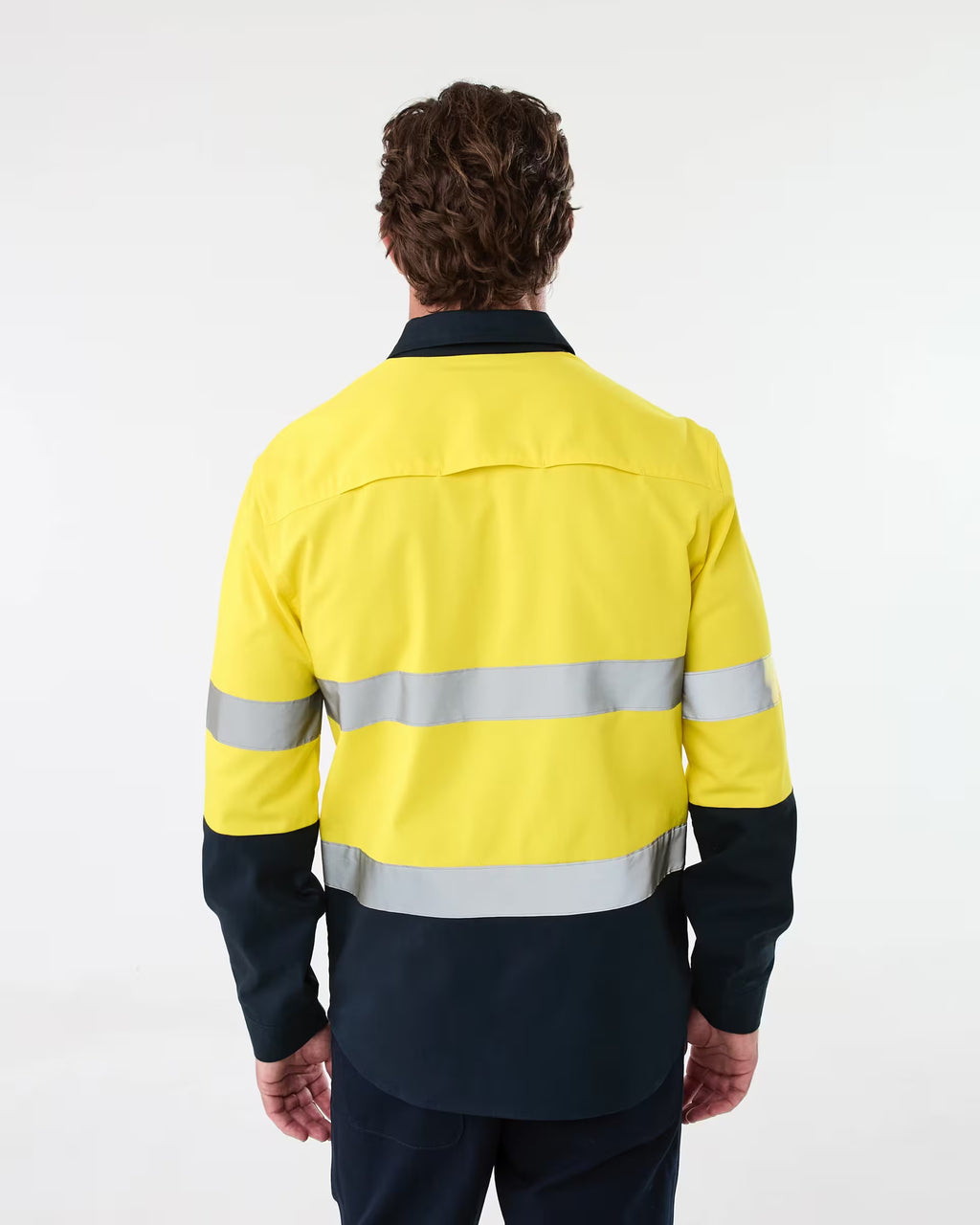 Workwear Hi-Visiblity Long Sleeve Reflective Shirt