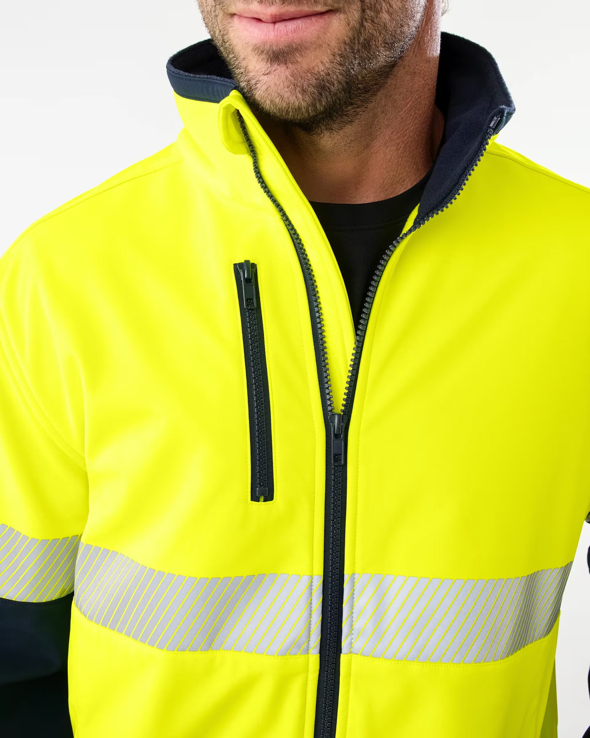 Workwear Hi Visibility Softshell Jacket