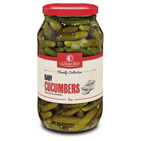 Baby Cucumbers / Cornichons 'Sandhurst'