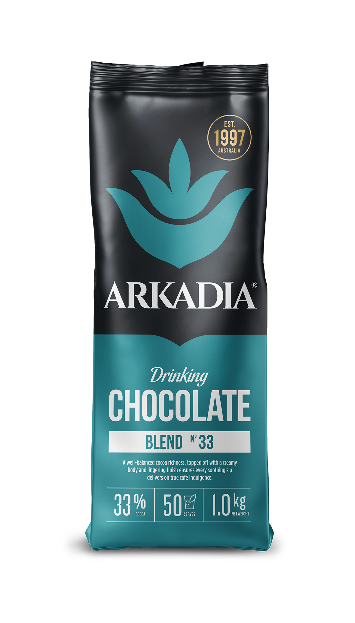Drinking Chocolate Prem. GF 33% 'Arkadia