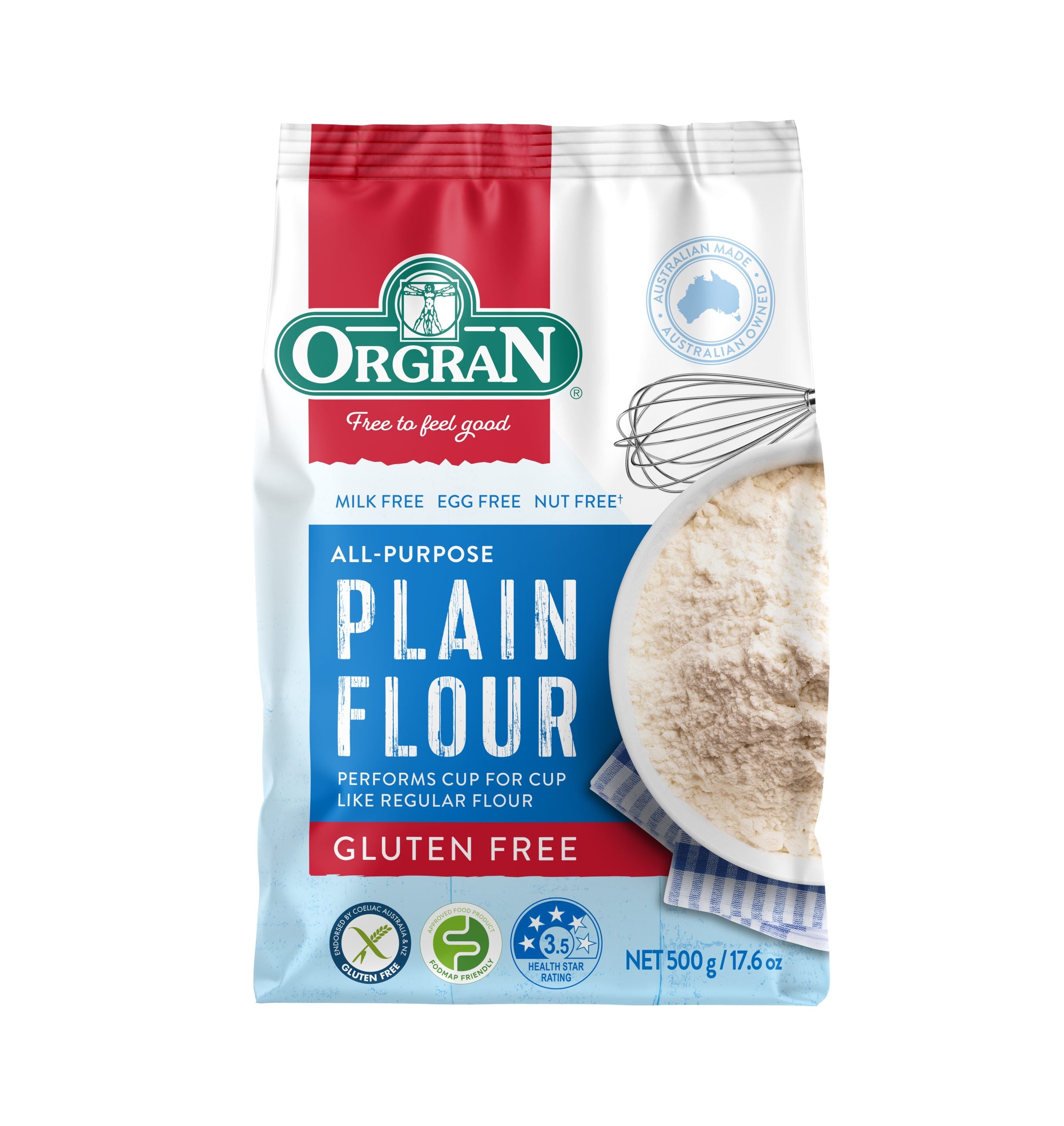 Flour - Plain All Purpose Gluten Free 'Orgran'
