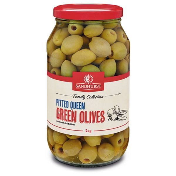 Olives - Green Pitted Queen 'Sandhurst'